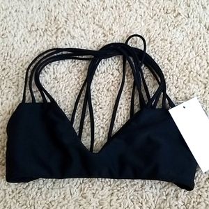 NWT Mikoh Banyans top in black XS